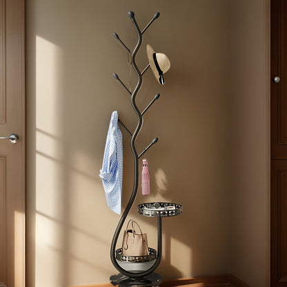 NordLign Standgarderobe | Minimalistischer Garderobenständer aus Holz für moderne Innenräume 4