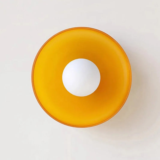 Nordische Eleganz - Die Glasglühendedecklampe für Ihr Zuhause-1