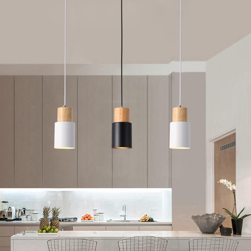 MACARONA – Nordische Röhren-Hängeleuchte aus Aluminium in sanften Pastellfarben