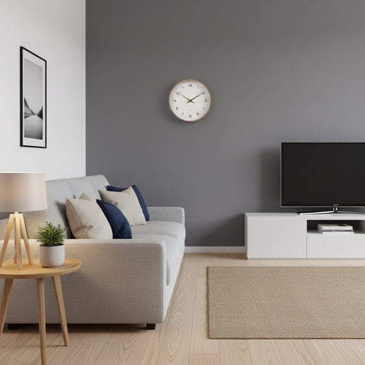 ECHOLESS – Horloge murale – Précision silencieuse au style moderne