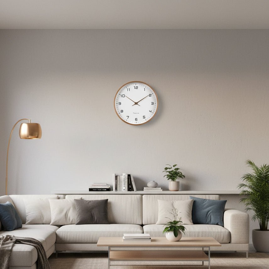 ECHOLESS – Wanduhr – Geräuschlose Präzision im modernen Stil