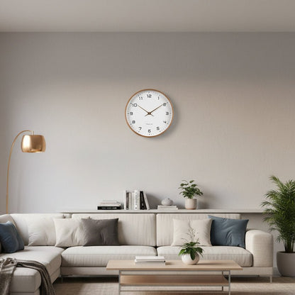 ECHOLESS – Wanduhr – Geräuschlose Präzision im modernen Stil
