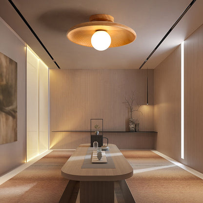 NordicBeam – Wood-Design Ceiling Lamp in Minimalist Scandinavian Style