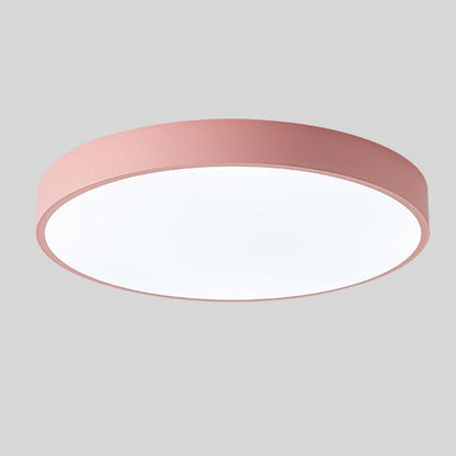LUCE MACAROON - Plafoniera nordica a LED in legno per un ambiente accogliente
