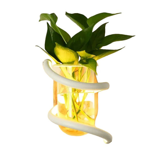 BLOOMLIGHT – LED wandvaas lamp met Scandinavisch design voor buitengebieden