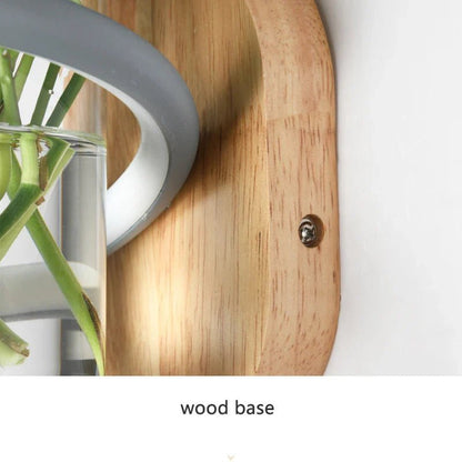 BLOOMLIGHT – LED wandvaas lamp met Scandinavisch design voor buitengebieden