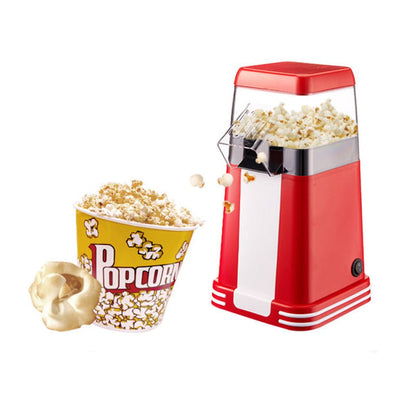 CRUNCHORA – Máquina clásica de palomitas para el hogar para palomitas ligeras y aireadas en pocos minutos