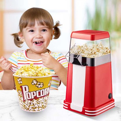 CRUNCHORA – Máquina clásica de palomitas para el hogar para palomitas ligeras y aireadas en pocos minutos