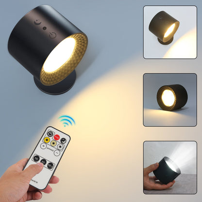 Variant image for LED Wandleuchte Dimmbar 360° Wandlampe mit Fernbedienung und Wiederaufladbar für Modernes Wohnen-1
