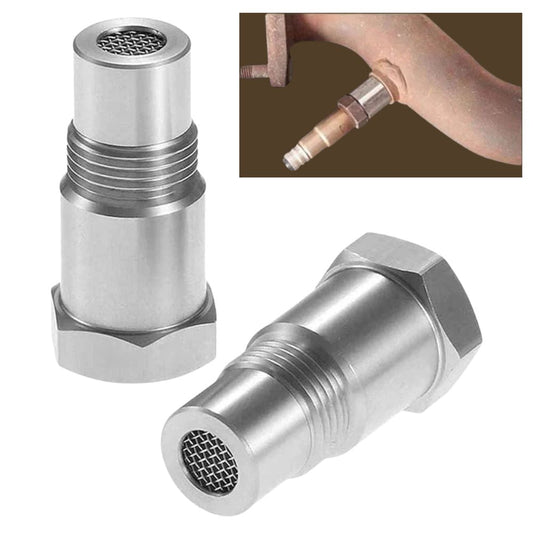 ExhaustPro M18 – Adaptador de sensor O2 de acero inoxidable para vehículos todoterreno y de exhibición