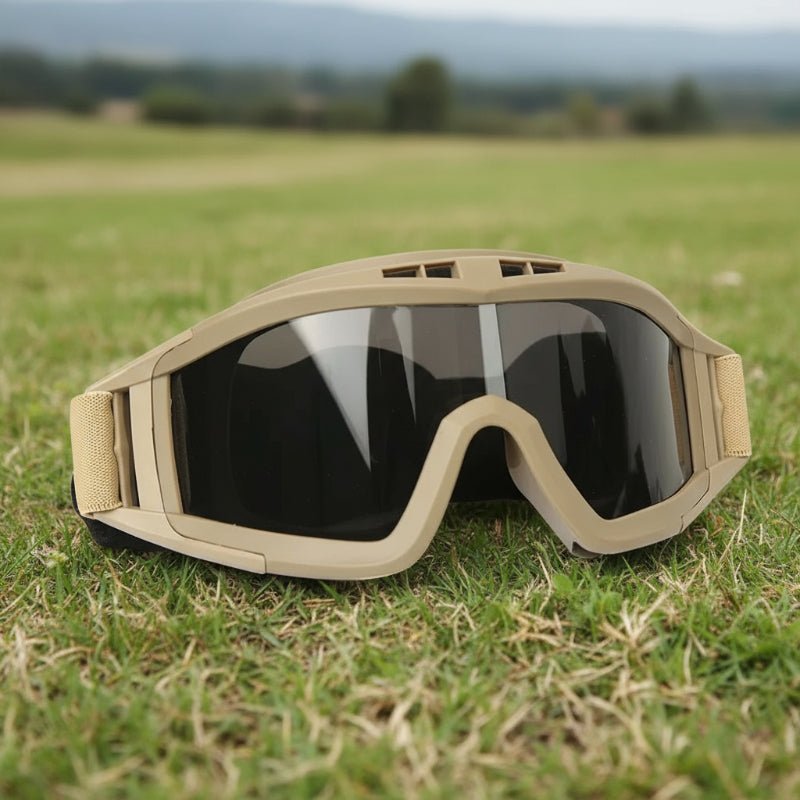 OPTRIGEAR – Taktische Schutzbrille mit 3 austauschbaren Gläsern für den Outdoor-Schutz 2