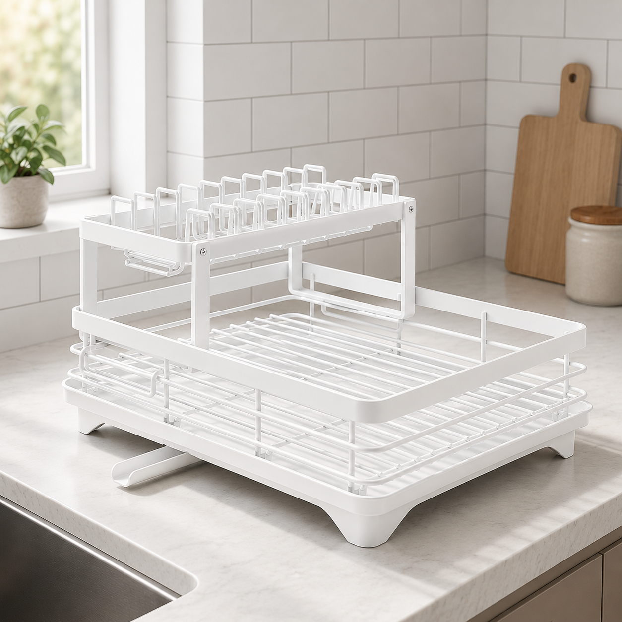 ORGADRAIN – Scolapiatti pieghevole per una cucina ordinata
