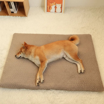 ORTHOFLOW – Orthopädisches, wasserdichtes Hundebett mit abnehmbarem Kunstfellbezug 1