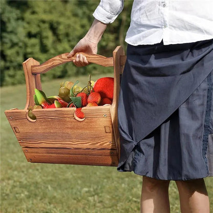 OUTDOORVINT – Kompakter, klappbarer Campingtisch mit Weinglashalter und Aufbewahrungskorb 1