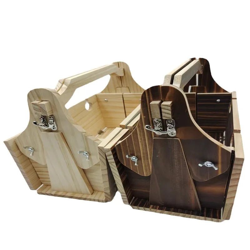 OUTDOORVINT – Kompakter, klappbarer Campingtisch mit Weinglashalter und Aufbewahrungskorb 4