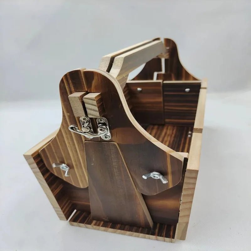 OUTDOORVINT – Kompakter, klappbarer Campingtisch mit Weinglashalter und Aufbewahrungskorb 5