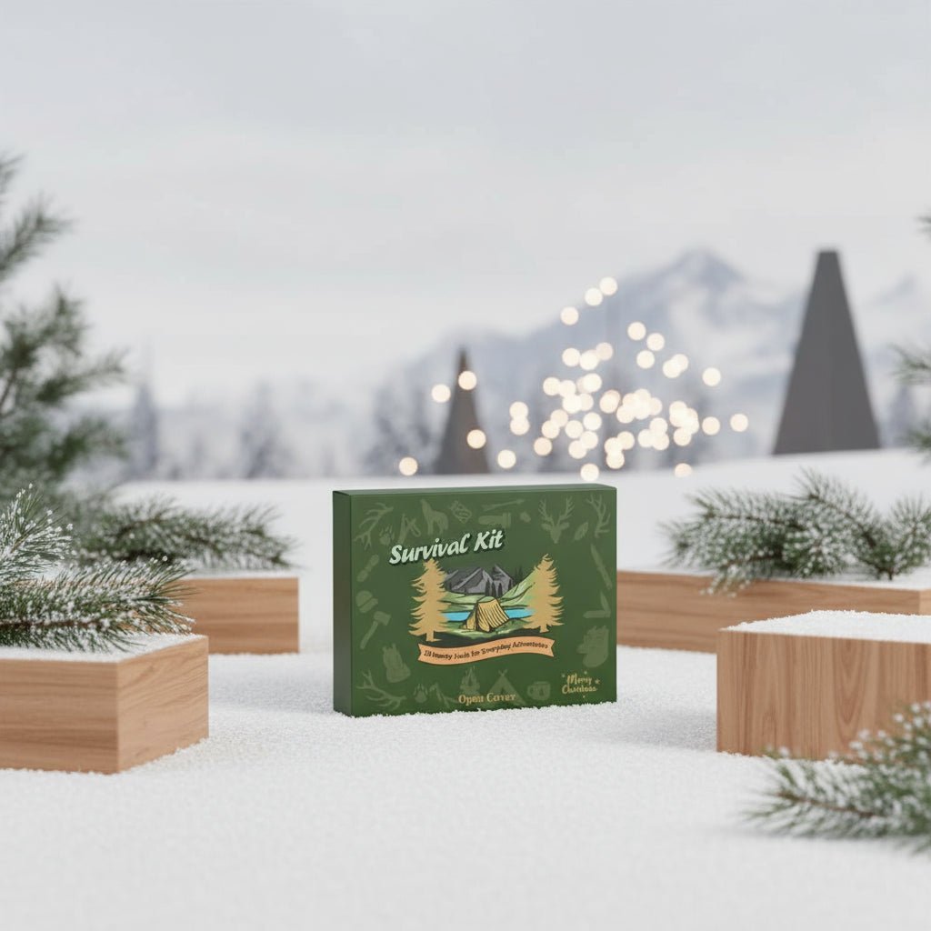 GEARCRAFT 2025 – Calendario de adviento de supervivencia de 24 días con herramientas esenciales para exteriores