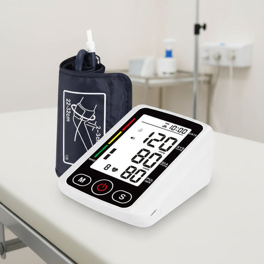 Oberarm Blutdruckmessgerät - Präzise Messung mit Digitalanzeige und Speicherfunktion 1