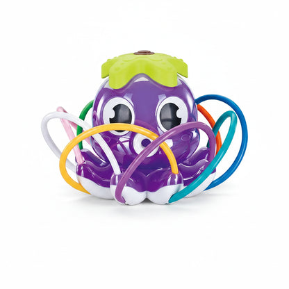 Oktopus-Wassersprinkler Für Kinder - Sicheres ABS-Spielzeug Mit 8 Sprühfüßen 8