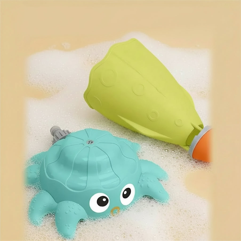Oktopus Wassersprühsprinkler - 360° Drehbares Wasserspielzeug Für Garten Und Rasen 3