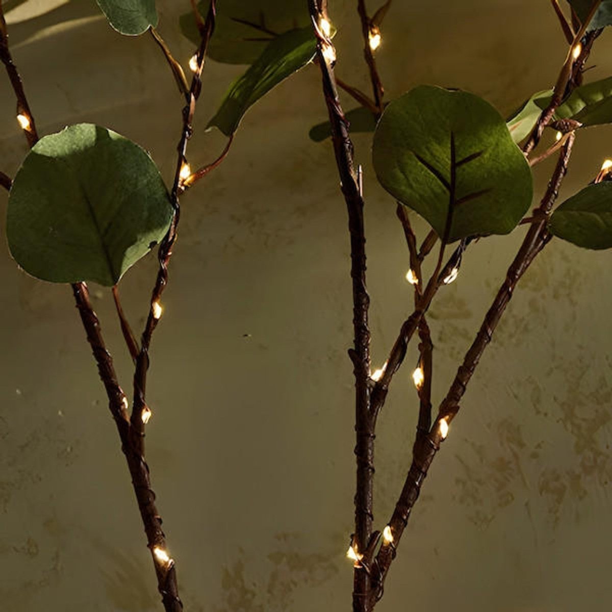 Olivenzweig LED Dekoration - 70 cm Warmweiß mit 120 LEDs für Gemütliche Atmosphäre 3