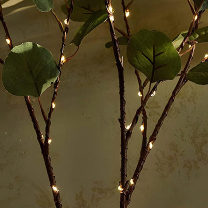 Olivenzweig LED Dekoration - 70 cm Warmweiß mit 120 LEDs für Gemütliche Atmosphäre 3