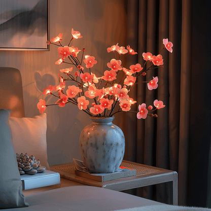Olivenzweig LED Dekoration - 70 cm Warmweiß mit 120 LEDs für Gemütliche Atmosphäre 6