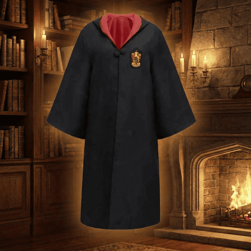 WIZARDCRAFT – Disfraz completo de mago de Hogwarts con capa y accesorios para niños y adultos