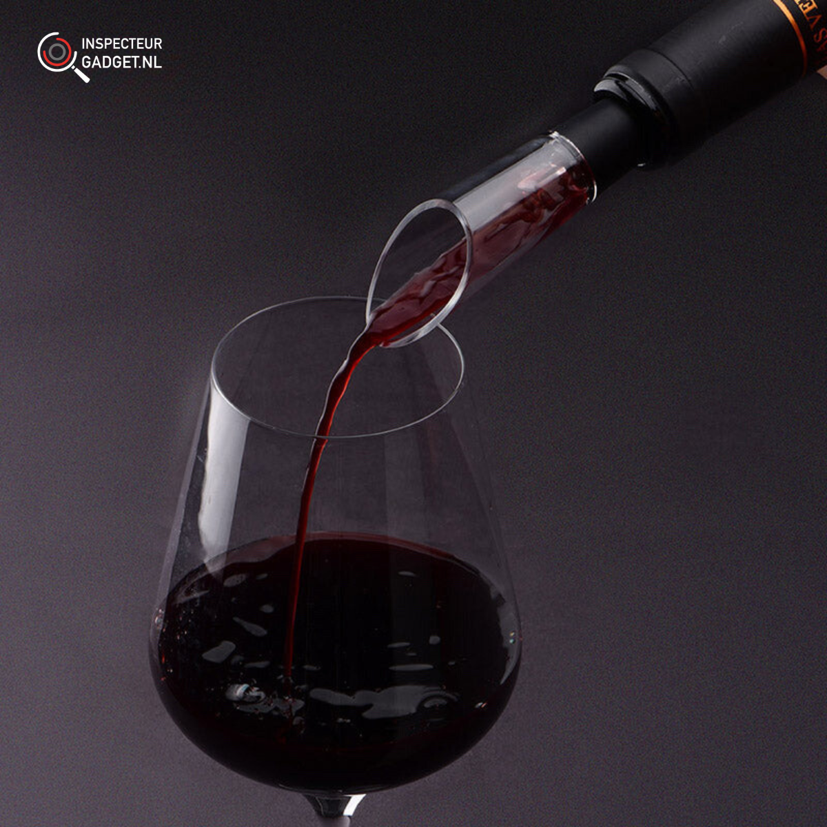 Vinolux - Elektrischer Weinöffner 4-in-1 mit Vakuumstopper und Zubehör-5