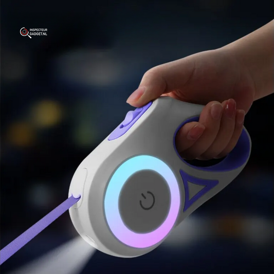 Automatische Hundeleine mit integriertem Licht-1