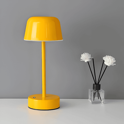 RETROLIGHT – Lámpara de mesa LED con estilo retro, inalámbrica y recargable por USB