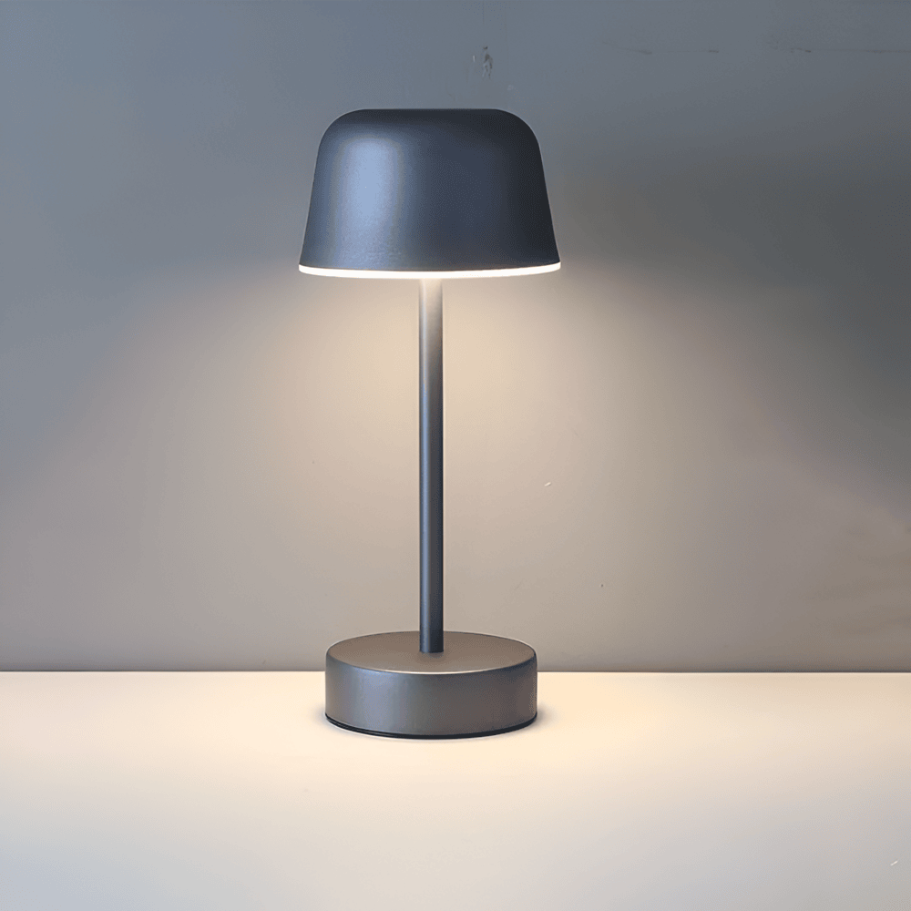 RETROLIGHT – Lámpara de mesa LED con estilo retro, inalámbrica y recargable por USB