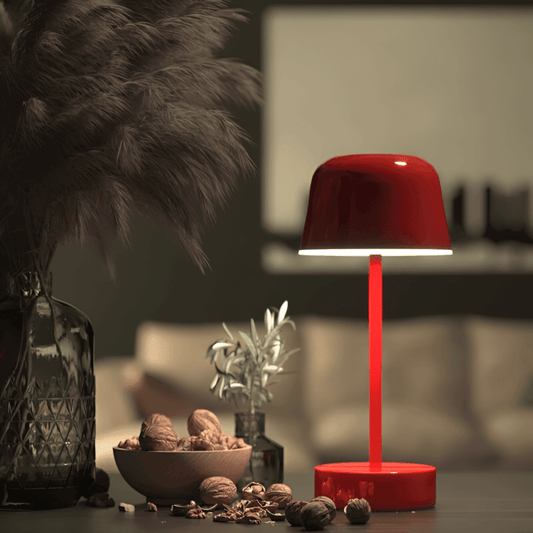 RETROLIGHT – LED Tischlampe im Retro Look, kabellos & USB ladbar