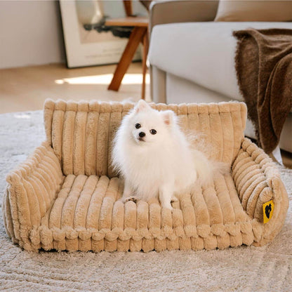 Snoozy Dream - Orthopaedic dog cushion with neck support & fluffy comfort