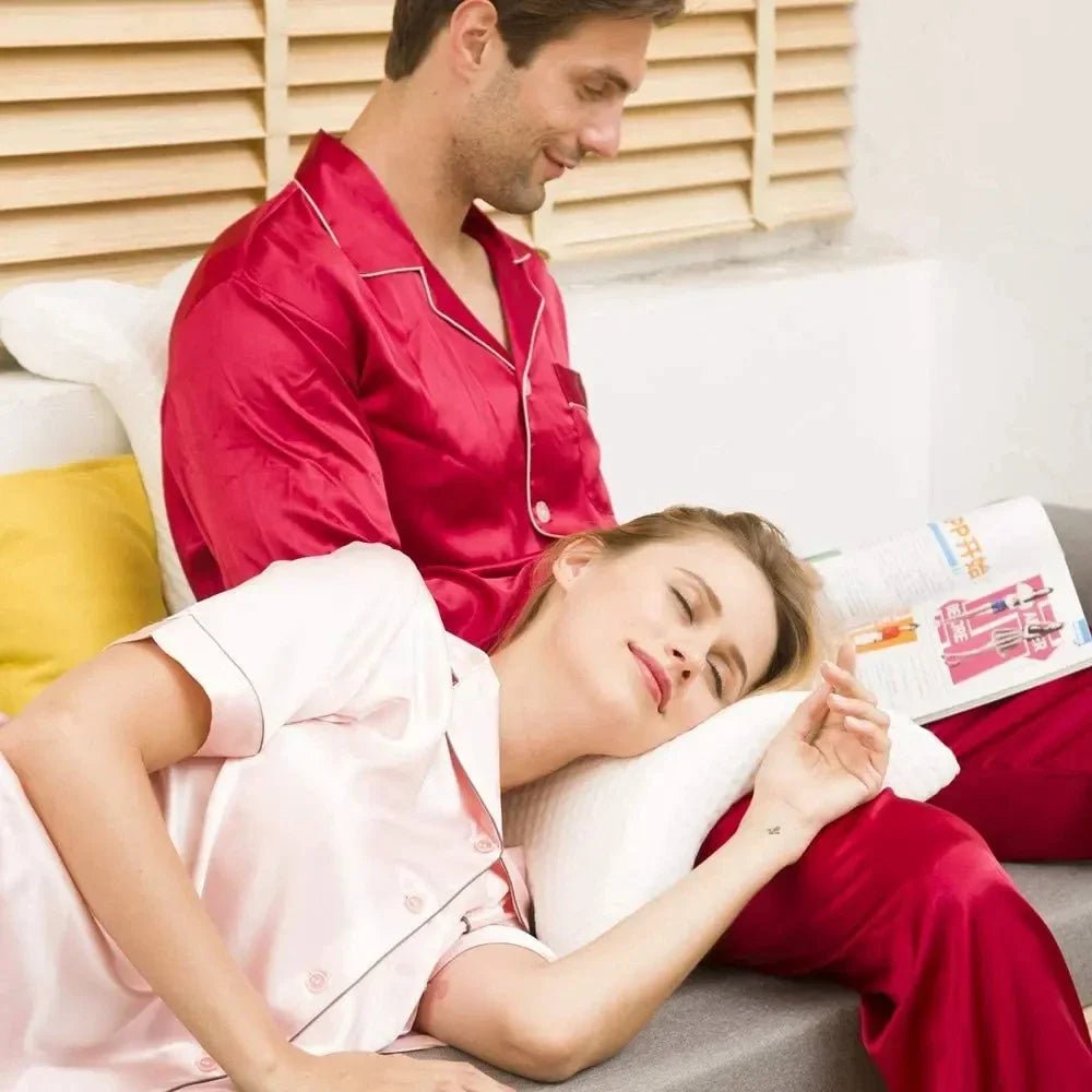 SleepEase – Orthopedic U-Shaped Memory Foam Pillow for Neck & Hand Support