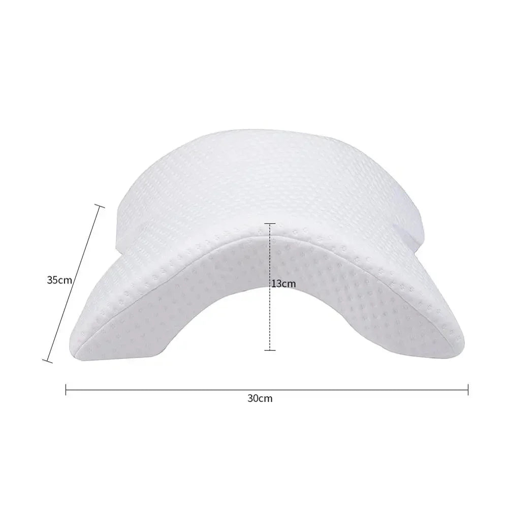 SleepEase – Orthopedic U-Shaped Memory Foam Pillow for Neck & Hand Support