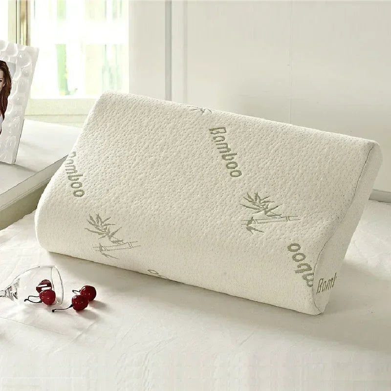 EcoSupport – Almohada ergonómica para el cuello sostenible de bambú