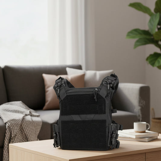 TACTICAL ARMOR CARRIER - Gilet de protection modulaire avec MOLLE à découpe laser & système de libération rapide