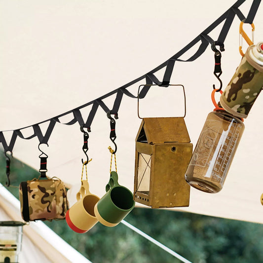 Outdoor Hanging Lanyard - Portable hanging rope for tents & camping equipment