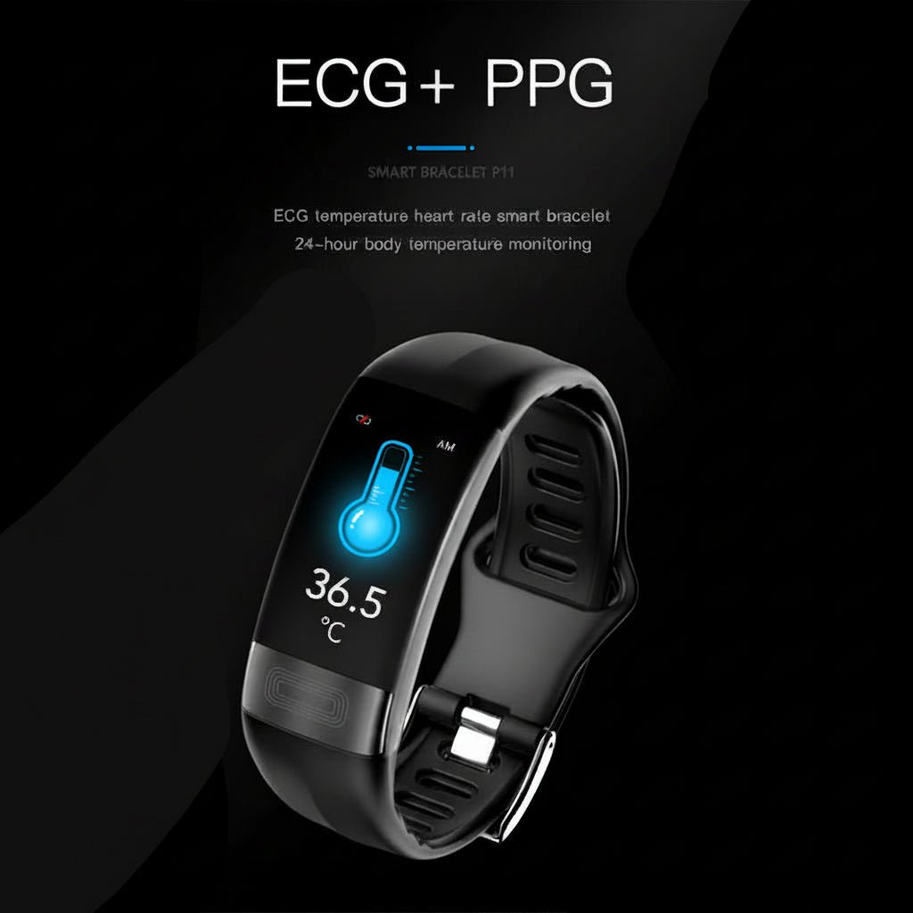 BIOWATCH – Montre intelligente avec surveillance ECG, pression artérielle et sommeil