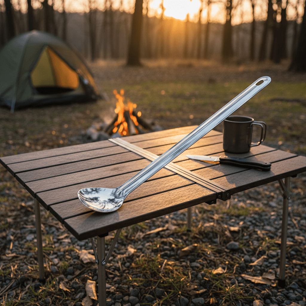 PACKTITAN – Ultraleichtes Titan-Löffel- und Spork-Set fürs Camping 0