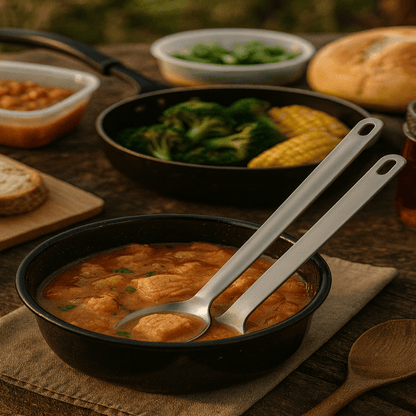 PACKTITAN – Ultraleichtes Titan-Löffel- und Spork-Set fürs Camping 3