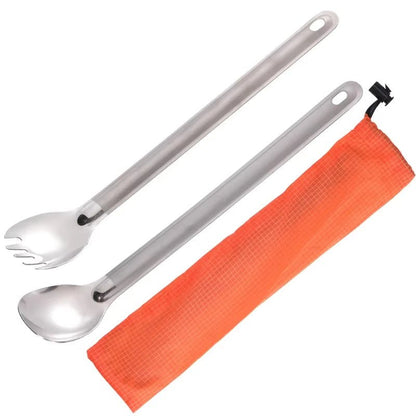 PACKTITAN – Ultraleichtes Titan-Löffel- und Spork-Set fürs Camping 7
