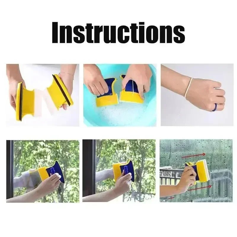 PANESECURE – Magnetischer, doppelseitiger Glasreiniger mit 1,2 m Sicherheitsseil 5