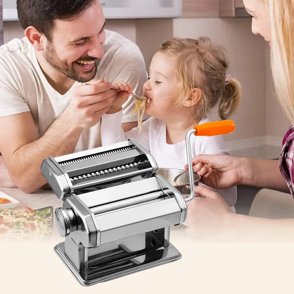 PASTACRAFT – Manuelle Nudelmaschine mit 7 Dickeneinstellungen für hausgemachte Pasta 5