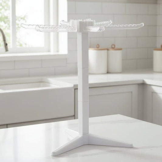 PASTAPOLE – Platzsparender Nudeltrockenständer mit rutschfester Unterlage 0