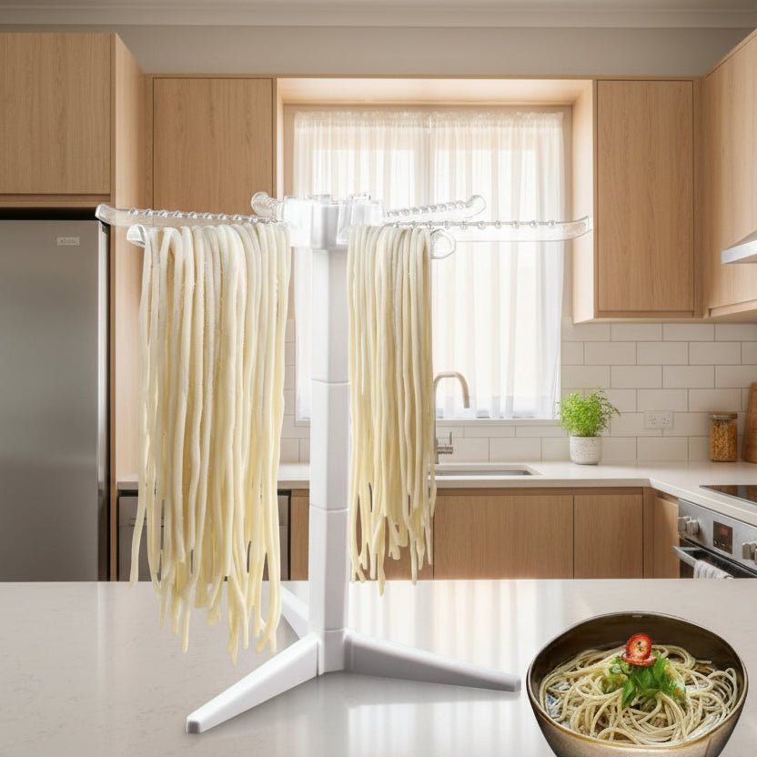 PASTAPOLE – Platzsparender Nudeltrockenständer mit rutschfester Unterlage 1