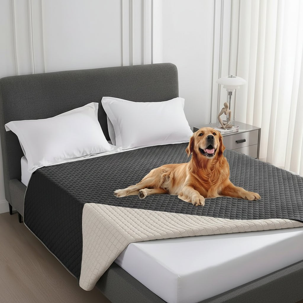 PAWDRY – Wasserabweisende, auslaufsichere Haustierdecke für Hundebetten und Möbel 8