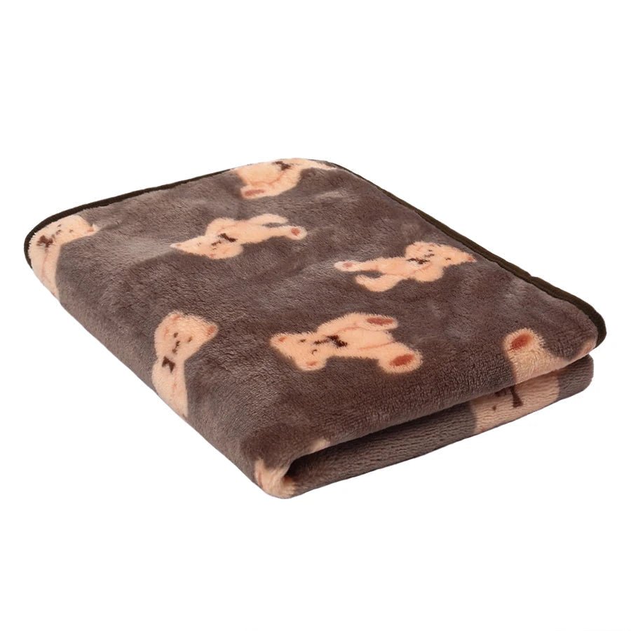 PAWFLANNEL – Weiche Flanell-Haustierdecke mit Pfotenabdruck-Design, kuschelig und waschbar 14