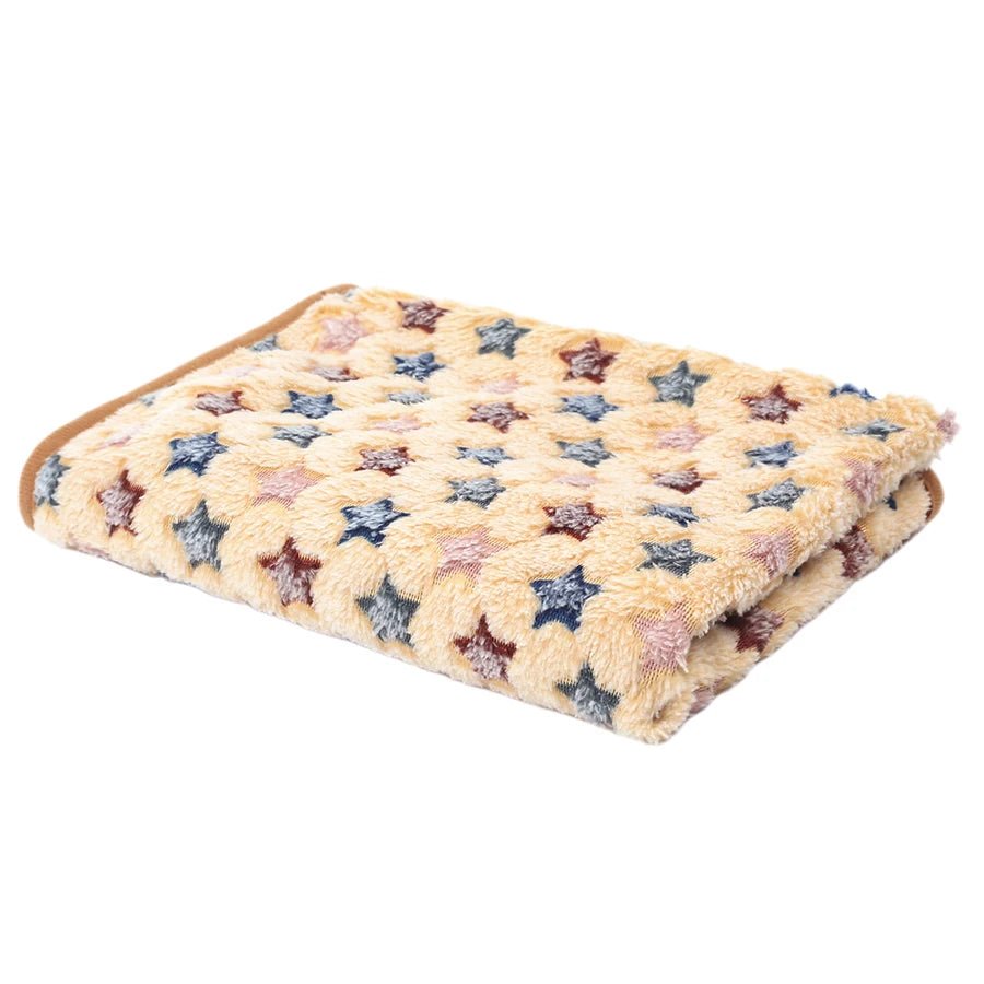 PAWFLANNEL – Weiche Flanell-Haustierdecke mit Pfotenabdruck-Design, kuschelig und waschbar 15